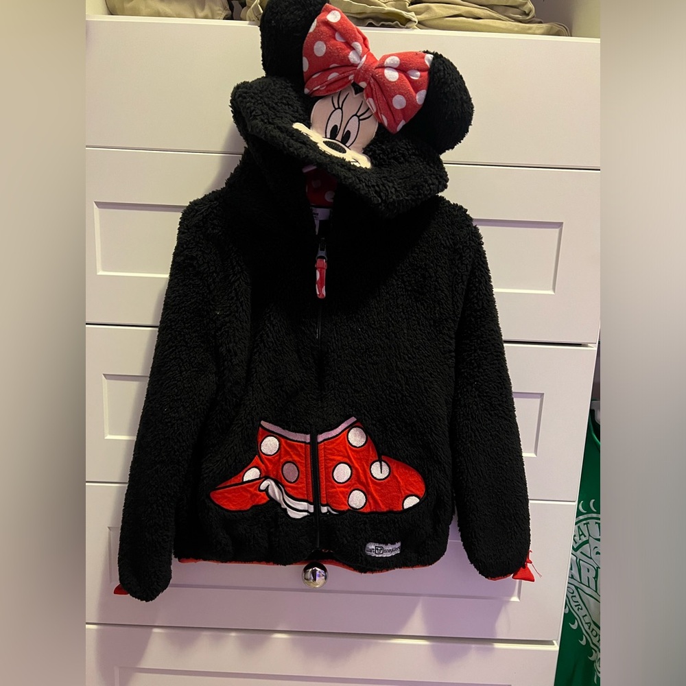 Disney Black and Red Polka Dot Jacket